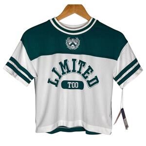 Limited Too Jersey Oversized Graphic Tee Girls Small 7/8